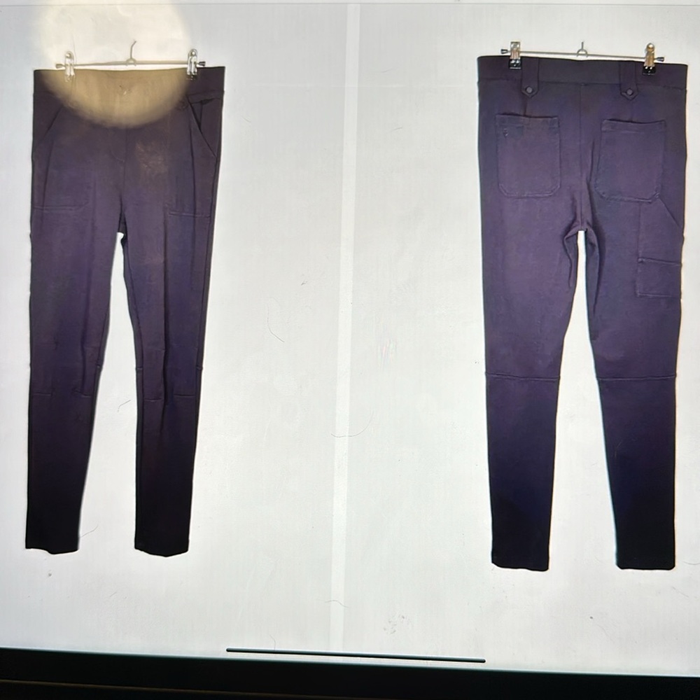 Better brand, utility slate charcoal cargo skinny pants, L Long